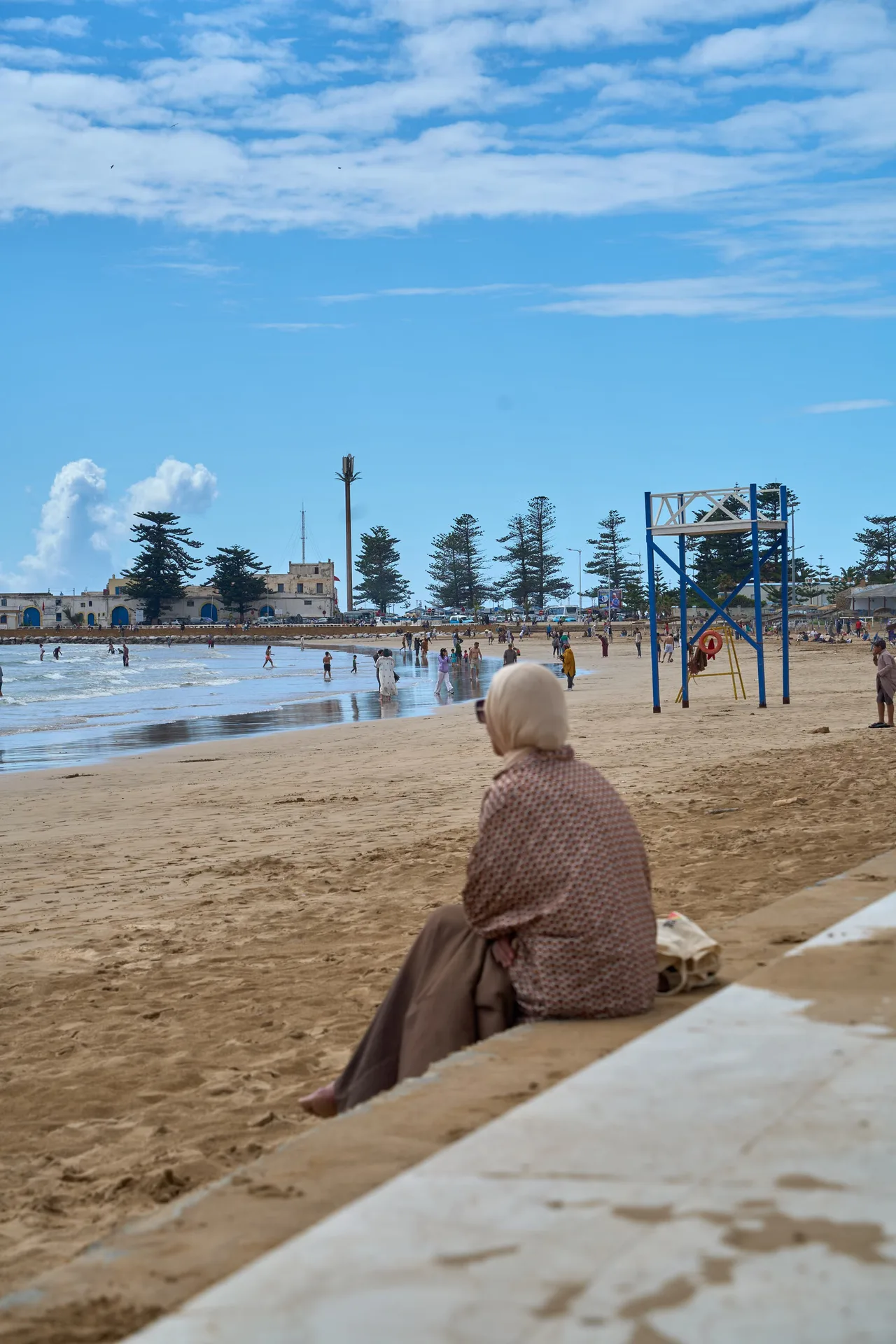 A serene day at Essaouira beach, Morocco