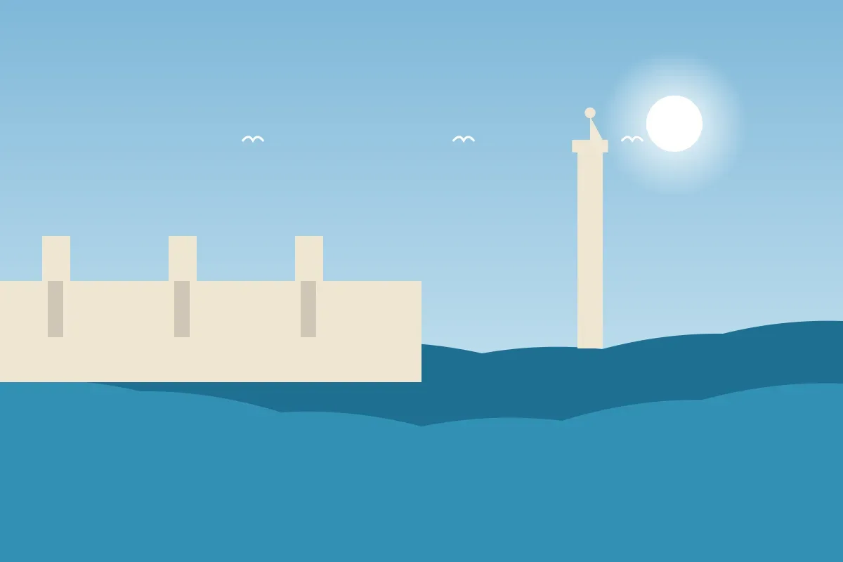 Casablanca's oceanfront and Hassan II-style minaret