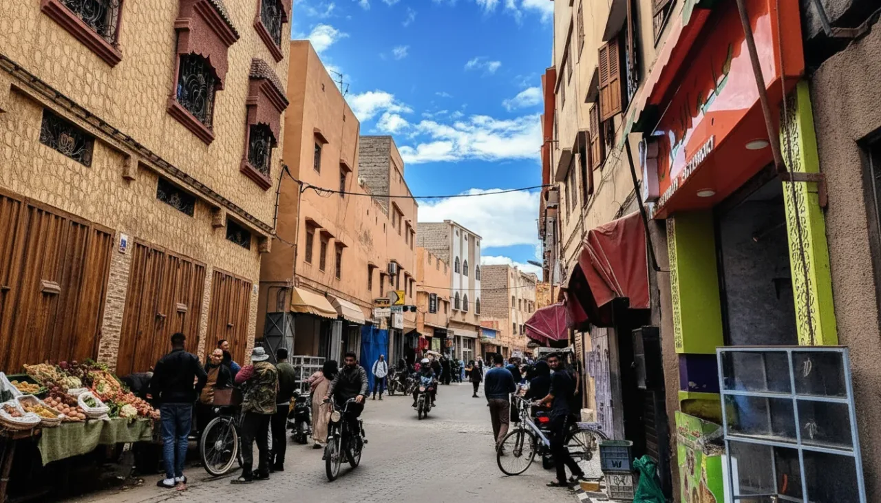Panoramic view of the Anti-Atlas from Taroudant ramparts