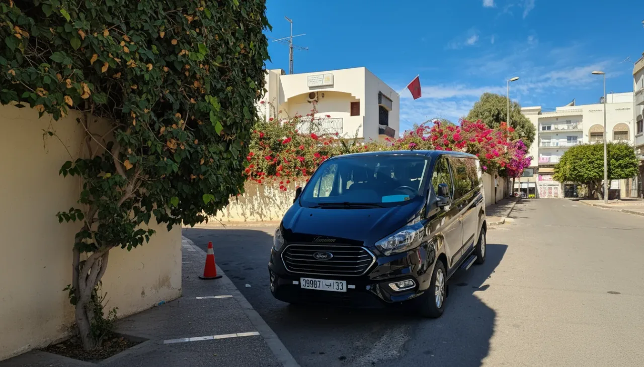 Entrée d'un spa luxueux à Agadir