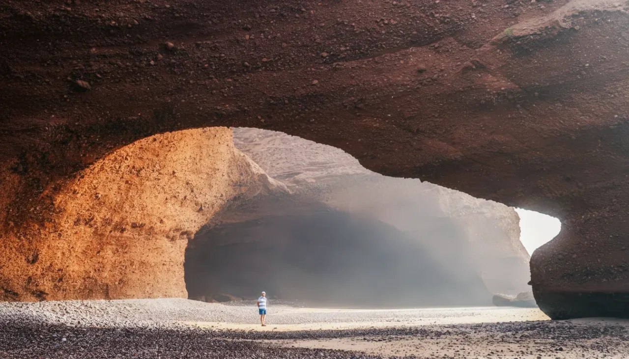 Agadir : Legzira Red Arches & Tiznit