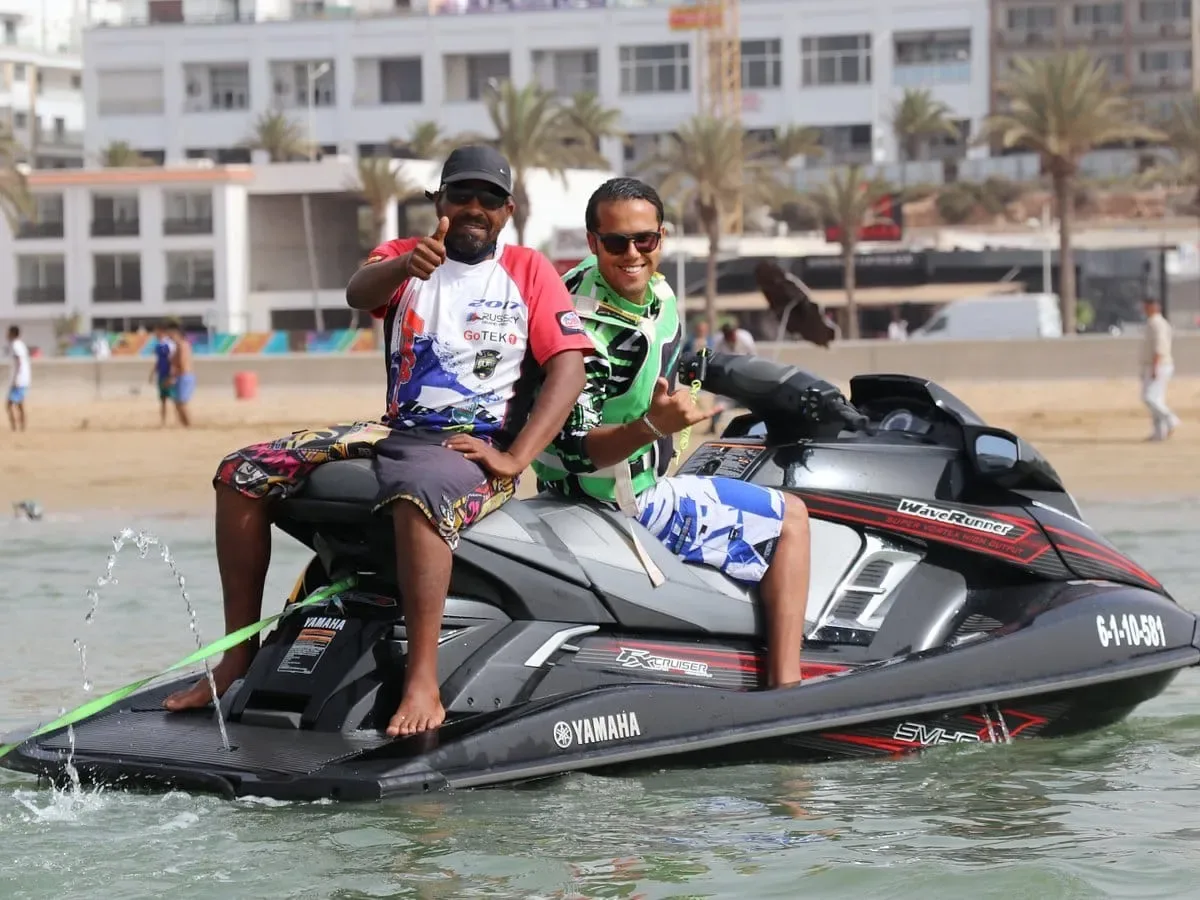 Sea Doo jet ski ready on the beach